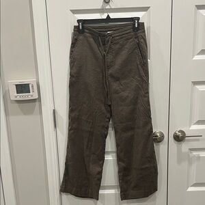 Level 99 Khaki Chinos, linen blend
